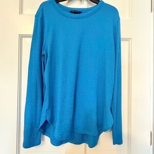 Banana Republic XS Turquoise Crewneck Long Sleeve Top